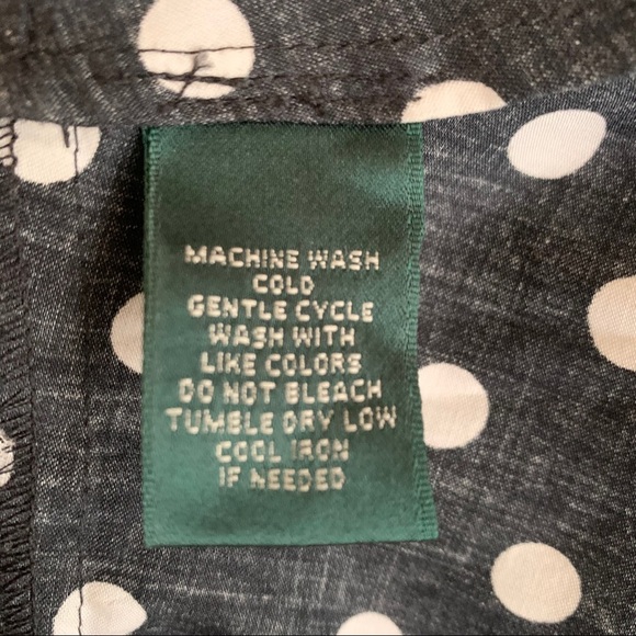 RALPH LAUREN button Officecore up peplum shirt size 2 - Picture 5 of 8